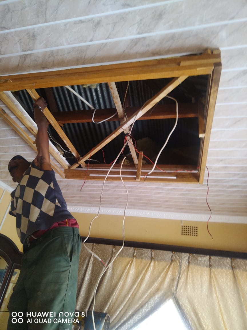 Roof truss & ceiling work