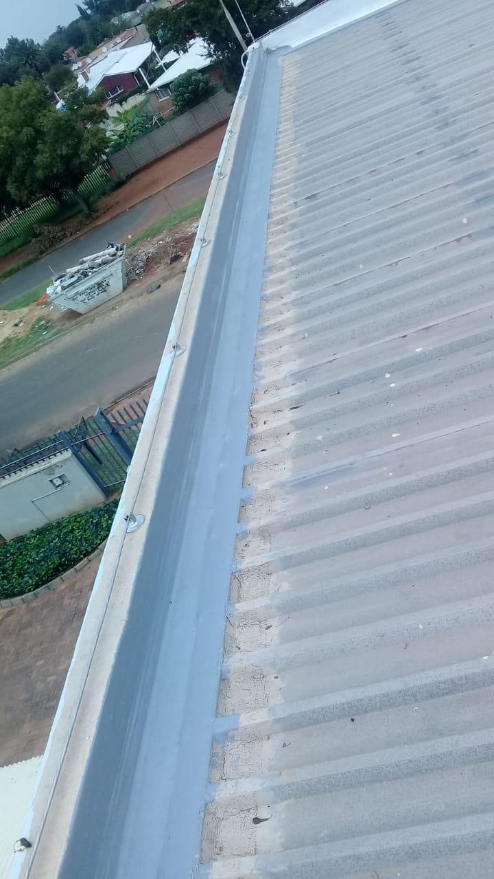 White IBR roof