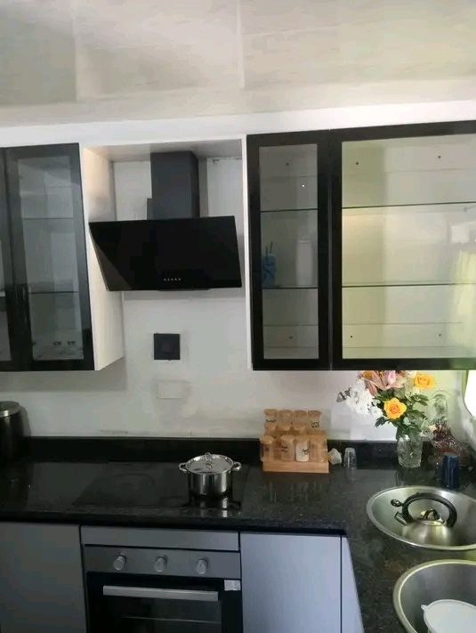 Modern kitchen with extractor