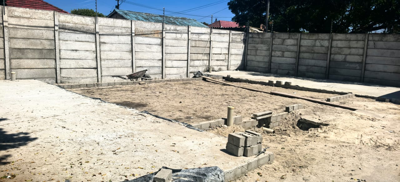 Cleared site ready for build