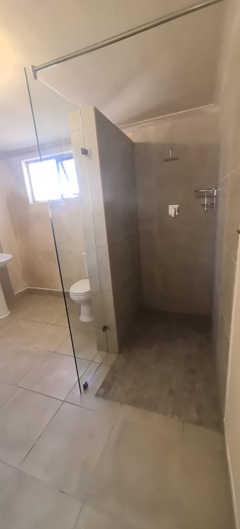 Frameless glass shower door